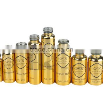 Gold Vial Glass Tubular Glass container bottle medical Care perfume bottle