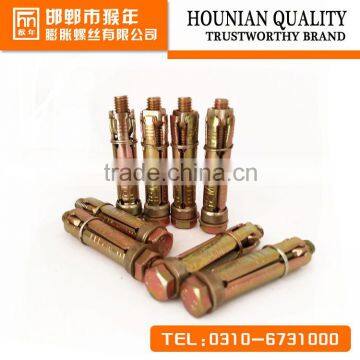 3 pcs concrete bolts fixing anchor with washer and nut manufacure in handan yongnian