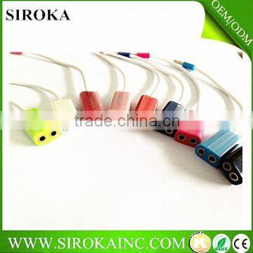 3.5mm 1 to 2 Audio Earphone Splitter Stand for IPod IPhone 4G 3G photo-3