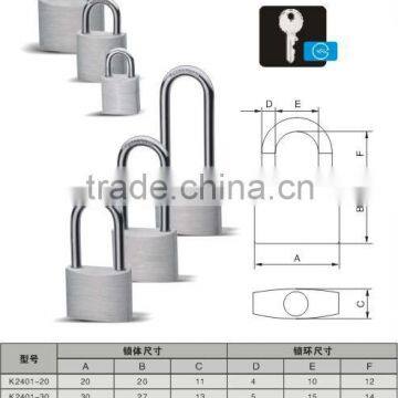 20-40mm aluminum padlock