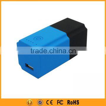 2800mAh AC Adapter Power Bank 2 IN 1 Portable Power Bank With AC Plug photo-2