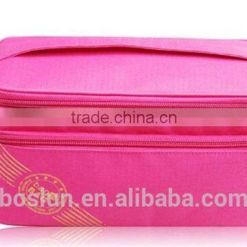 2016 Professional custom travel cosmetic bag fashion makeup bag for women