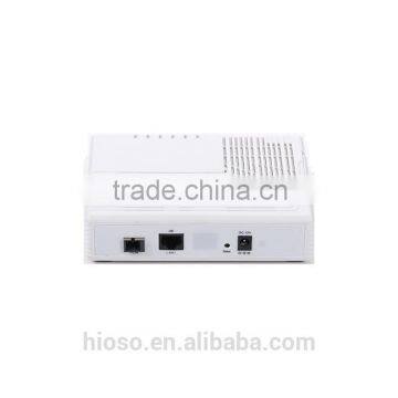 1 RJ45 Port ONU Plastic Casing 100Mbps 1FE FTTH EPON ONU