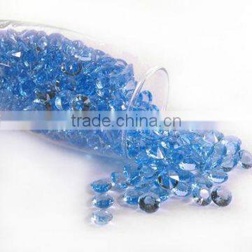 Blue acrylic diamond scatter for home decoration