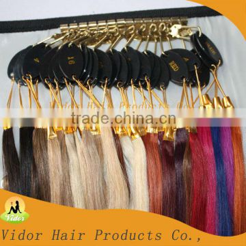 2013 32kinds of color OEM,ODM human hair color chart