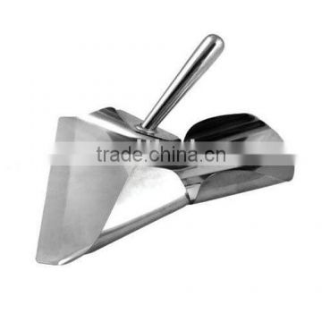 Stainless steel slotted ice potato chips shovel