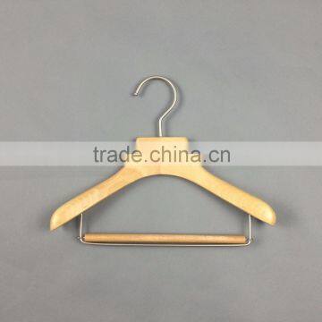 luxury wood clothes hanger 25cm wooden child hanger