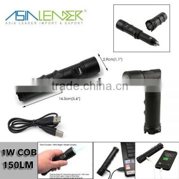 for Emergency, Camping, Hiking, Multi-functional Car Charger Flashlight