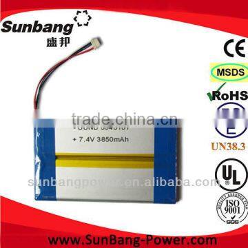 rechargeable flat top high drain battery 3.7v 7.4v 11.1v 14.8v li-ion polymer battery