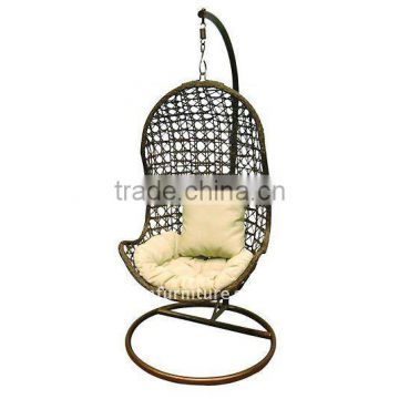 Hot product cheap garden rattan egg chairs/outdoor wicker hanging egg chair