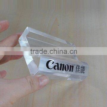 JLP Acrylic Brand Display Logo Block Thick High Transparency Block