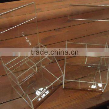 Small Acrylic Display with detachable signage