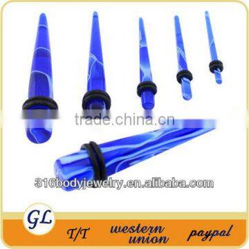 TP02236 acrylic custom ear gauge tapers