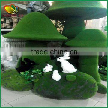 Hot selling garden decoration artificial grass mushroom and animal made in China