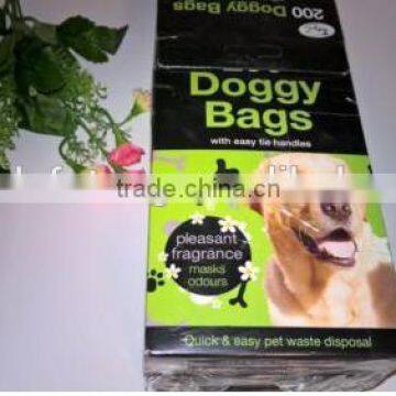 1200 X DOGGY BAGS - Scented Pet Pooper Scooper Bag Dog Cat Poo Waste Toilet Poop