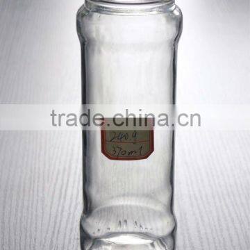 wholesale cheap round clear glass canning jar for jam food