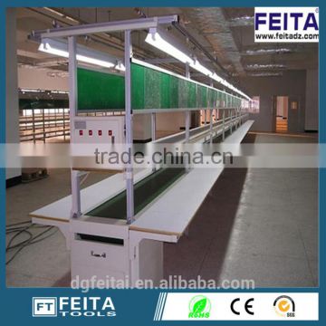 High Quality Single Belt Conveyor Assembly Line Equipment with Worktable