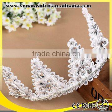 Princess Flower Headband Crown Headband, Wedding Flower Crown photo-3