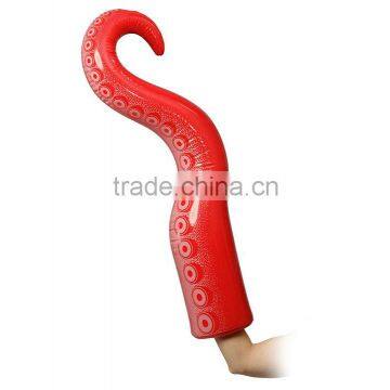 large red cool costume suit vinyl inflatable tentacle arm