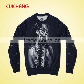 Custom newest all over sublimation sweatshirts with high quality