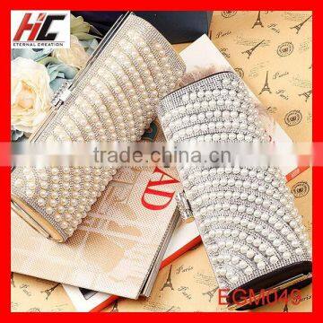 Alibaba china new Western upscale beaded evening bags fashion clutch bag for lady