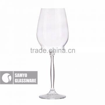 samyo handmade lead free clear fashion giant wine glass with simple stytle