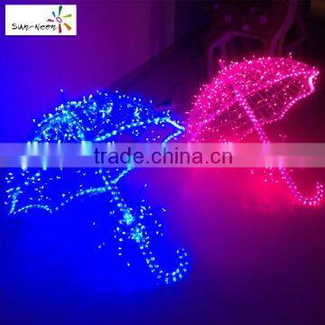 Hot sale umbrella shaped nice christmas decoration led light with good quality                        
                                                                                Supplier's Choice