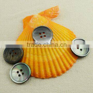 Hight Grade Coffee Four Hole Shell Button for Shirt