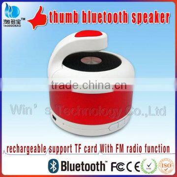 Bluetooth 3.0 newest 2014 finger manual for mini digital speaker