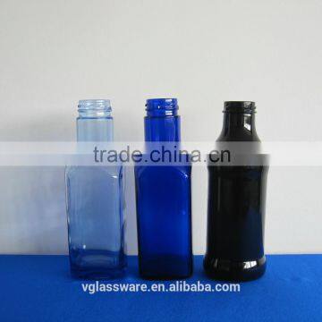 multicolor glass bottles for water