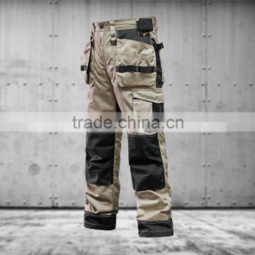 Men's heavy duty CORDURA polycotton multi pockets work trousers