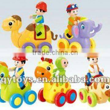 2012 Cartoon Funny Head Shaking Friction Animal Toys 1 Dollar Toys