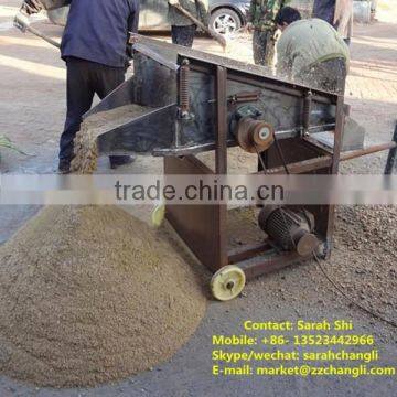 Good Helper in Construction Industrial! Mini Mobile Electric Screen Sand Machine for Sale