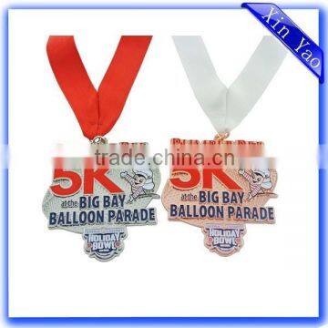 Professional Metal Sports Antique Silver Medal photo-6