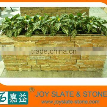 Decorative stone outdoor flower pot