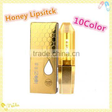 Waterproof Magic Red Color Gold Tube 10color Matte Lipstick