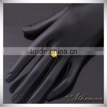 China Wholesale Copper Gold Plating Diamond Engagement Ring UK&US photo-3