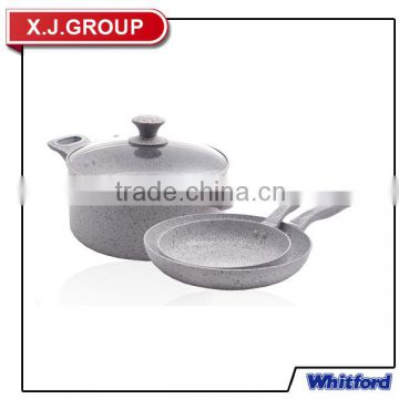 Marble coating fry pan / stockpot