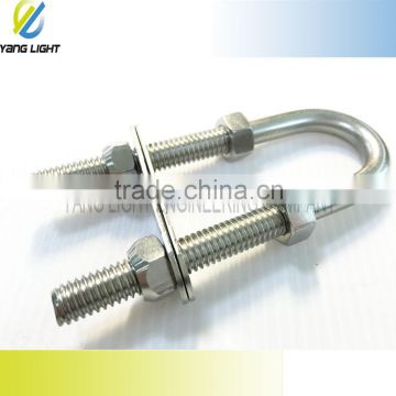 Made in Taiwan High Quality Stainless Steel Stamping U shaped wall mount pipe clamp