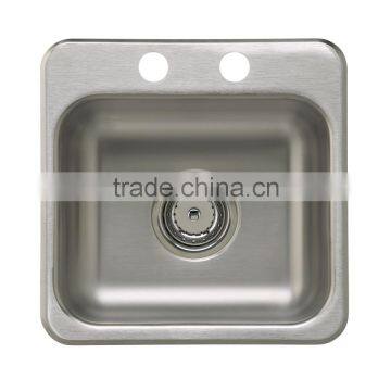 NSF Approval Stainless Steel One Tub Drop In Kitchen Sink photo-3