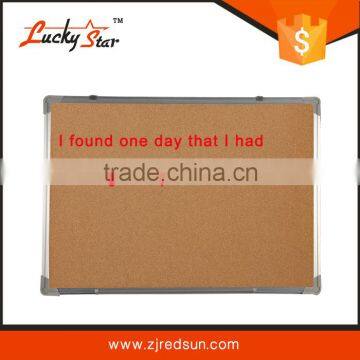 non-magnetic thick notice cork wall board at competitive price 120*240