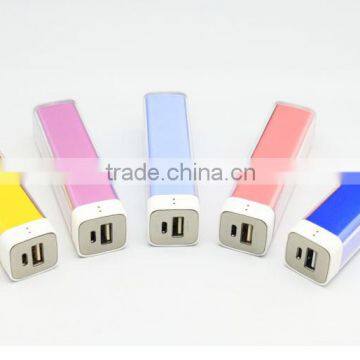 high quality portable power bank 2600mah power bank lipstick