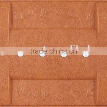 2016 New Dustproof Concrete Leather Wall Tile/ Wallpapers/Hot Sale Leather 3d TV Wall Panel With Decorative Leather