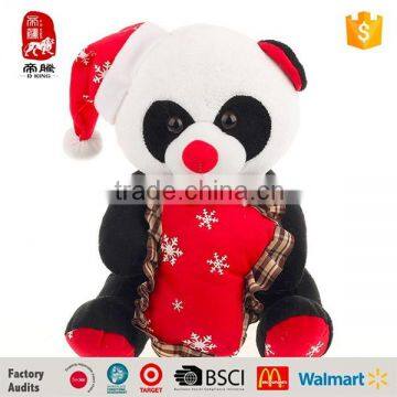 China Import Toys cheap Plush Panda Christmas gift