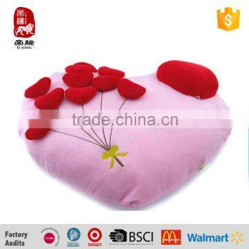 Cute Pattern valentines day stuffed high quality pink pillow cushion