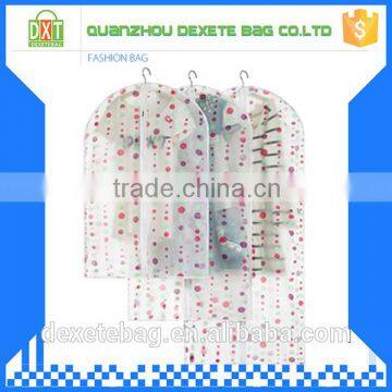 Fashional colourful durable foldable PEVA fabric garment bag