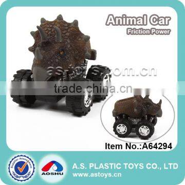 NEW ARRIVAL dinosaur animals toy car small friction car toys