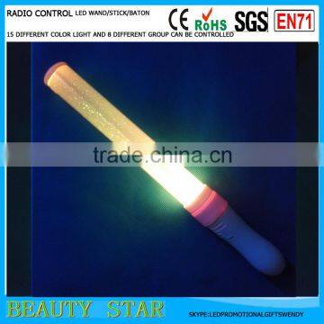 2016 new arrival custom led light stick,radio/wireless control custom led light stick for super star party,event,festival