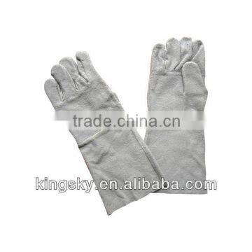 cow split leather welding glove