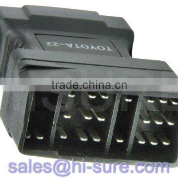 DB15P FEMALE TO TOYOTA22P Adapter for TOYOTA equipment